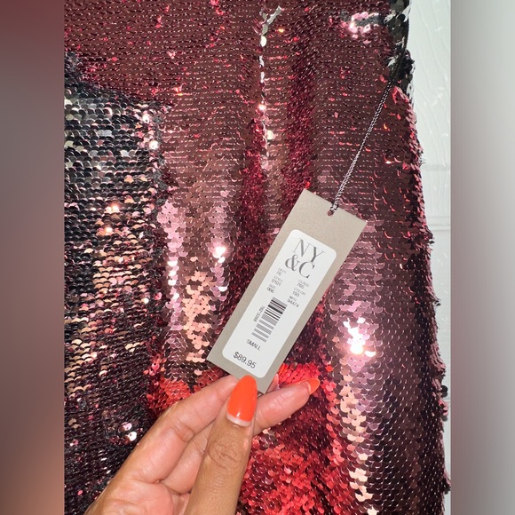 Eva Mendez for NY & Co. Two- Toned Sequin Pencil Skirt. - Picture 3 of 5